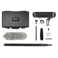 Kit de système de suspension de pare-brise grande taille E-IMAGE BPMK2 avec microphone canon et étui de sécurité