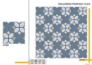 Mejor precio y calidad, baldosas de porcelana de 400x400mm para uso en exteriores, fabricante de baldosas de estacionamiento antideslizantes para cargas pesadas - Product Image 6