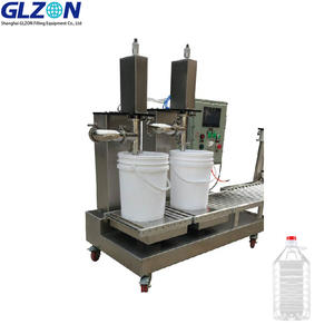 Machine <span class=keywords><strong>semi</strong></span>-automatique de pesage et de remplissage de bouteilles d'huile de haute précision à double tête - Product Image 3