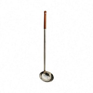Utensilios de Cocina Nuevos a Precio de Fábrica, Herramientas de Cocina, Espátula Comercial de Acero Inoxidable 18/20/24 con Mango de Madera - Product Image 5