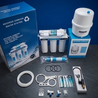 Système de filtration d'eau par osmose inverse à 5 étapes, 400 GPD, purificateur d'eau commercial à haut débit pour bureau et laboratoire, sous évier, POU