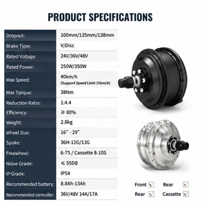 Kit <span class=keywords><strong>de</strong></span> Conversión <span class=keywords><strong>de</strong></span> <span class=keywords><strong>Bicicleta</strong></span> Eléctrica <span class=keywords><strong>de</strong></span> 350w con Frenos <span class=keywords><strong>de</strong></span> Disco, 36v, <span class=keywords><strong>de</strong></span> <span class=keywords><strong>Bicicleta</strong></span> <span class=keywords><strong>Normal</strong></span> <span class=keywords><strong>a</strong></span> Eléctrica, Motor <span class=keywords><strong>de</strong></span> Cubo con Engranaje Planetario - Product Image 3