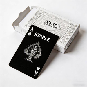 Baraja de Póker Personalizada con Impresión a Medida, Acabado Mate, Impermeable, de Plástico y Papel, con Caja de Papel - Product Image 1