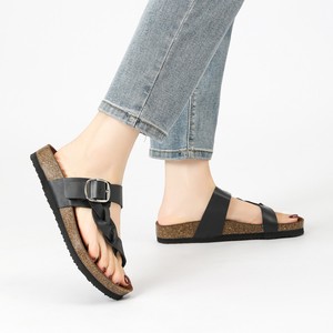 Sandalias de playa con hebilla tejida de verano europeo y americano 2025, <span class=keywords><strong>plataforma</strong></span> plana informal con diseño transpirable de suela gruesa - Product Image 4