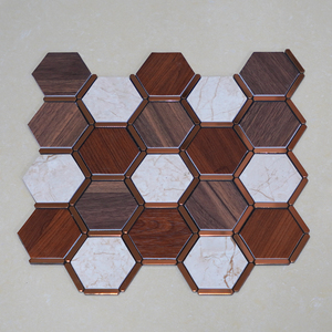 Hiện đại hình lục giác mô hình Gạch Mosaic icecrackle sứ tường Splashback cho khách sạn phòng tắm & nội thất cho phòng khách phòng ngủ - Product Image 3