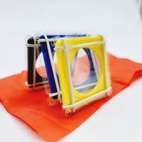 Accessoires de magie professionnels, truc de magie avec pièce de monnaie qui disparaît, classique LZF ZF011, magie de rue, débutant, unisexe, 14 ans et plus, en plastique, non.