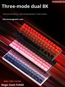 Clavier mécanique MonsGeek FUN60 E-Sports à interrupteurs magnétiques, trois modes, RVB, 61 touches, dédié au jeu, bureau, contrat sans peur - Product Image 6