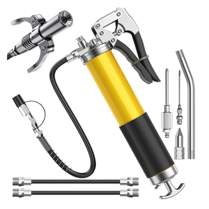 400CC High Pressure Manual Grease Gun, Labor Saving Heavy Duty Grease Tool With Full Accessories <b>Set</b> - Product Image 3
