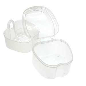 2022 New Clear Transparent Plastic tooth teeth Dental Crown Box / dental pillow box denture box