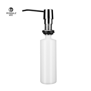 Distributeur de <span class=keywords><strong>savon</strong></span> <span class=keywords><strong>liquide</strong></span> pour évier de cuisine en acier inoxydable et ABS pour la maison et la restauration - Product Image 6