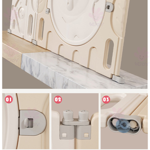 Clôture en plastique pour enfants indestructible aire de jeux produit pour bébé parc pour tout-petits - Product Image 5