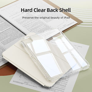 เคสด้านหลังแบบใสที่ถอดออกได้พร้อมที่ใส่ดินสอ <span class=keywords><strong>Apple</strong></span> สำหรับ iPad Pro 11นิ้ว<span class=keywords><strong>2022</strong></span>/2021/2020 (รุ่นที่4/3rd/2ND) - Product Image 2