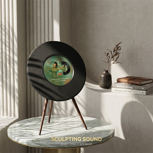 Écran d'affichage des paroles HD, enceintes sur pied intelligentes avec système audio domestique de luxe pour salon, affichage LED avec paroles et A - Product Image 2