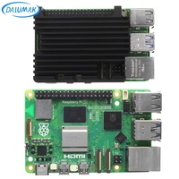 ZYSY Nouveau Raspberry Pi 5 Modèle Original 4 Go 8 Go RAM BCM2712 Linux en Stock 5 Kits de Cartes de Développement en Aluminium Sans Ventilateur