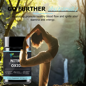 Capsules d'oxyde nitrique de formule premium à marque privée, contenant de la niacine et de la citrulline, favorisant la croissance musculaire et une circulation saine - Product Image 6