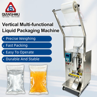 Machine d'emballage automatique intelligente électrique portable pour le remplissage et la fermeture de petits sachets de liquides, tels que le thé au lait, les jus et les boissons