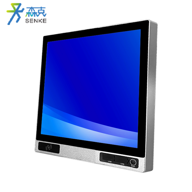17 Inch Dustproof Capacitive Touch  PC RS485 RS232  Industrial Computers With Front Power Switch and USB