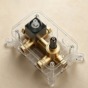 Système de douche pluie moderne en laiton massif, ensemble de douche à main haute pression pour projets hôteliers et salles de bain, vente en gros - Product Image 3