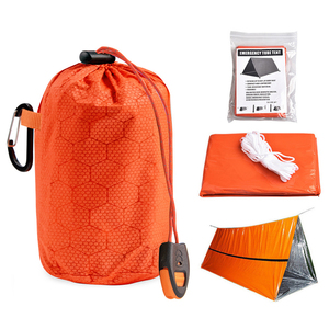 Tente de vie abri de survie d'urgence 2 personnes tente d'urgence utilisée comme tente de survie pour <span class=keywords><strong>le</strong></span> camping randonnée - Product Image 6