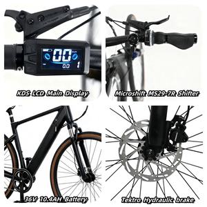 Vélo cargo <span class=keywords><strong>électrique</strong></span> YANGOR Y700, 36V, roues 700c, 7 vitesses, cadre en alliage, capacité de charge lourde, batterie au lithium, vélo urbain pour la neige - Product Image 3