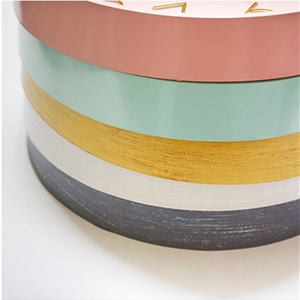 <span class=keywords><strong>Reloj</strong></span> de pared nórdico minimalista con borde grueso, cronógrafo 3D de pared verde menta de 12 pulgadas, decoración del hogar para habitación juvenil - Product Image 6