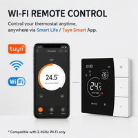 Controlador de Calefacción Inteligente Tuya con WiFi, Pantalla OLED, Control por Voz a través de Aplicación, Programación Semanal, Sensor de Temperatura NTC, Fabricante OEM