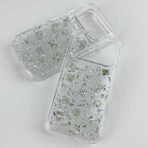 Long Lanh Trang Trí Trường Hợp Điện Thoại Rõ Ràng Kết Cấu Vỏ Cho <span class=keywords><strong>Iphone</strong></span> 17 Pro Max 16 Pro Max 15 14 13 12 11 XR XS Tùy Chỉnh Thiết Kế Bền - Product Image 6