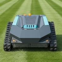 Livraison gratuite, moteur à essence CE EPA, largeur de coupe de 700 mm, 16 CV, 92 essence, tondeuse à gazon robotisée télécommandée
