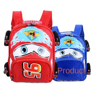 Nueva <span class=keywords><strong>Mochila</strong></span> Escolar <span class=keywords><strong>Infantil</strong></span> de Comercio Exterior, <span class=keywords><strong>Mochila</strong></span> Escolar Primaria con Dibujos Animados de Anime, Diseño 3D de Coche, Impermeable, Ligera, de Nailon, Unisex - Product Image 1
