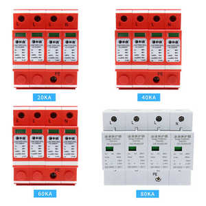 AC380V แหล่งจ่ายไฟโมดูลป้องกันไฟกระชากป้องกัน SPD 20KA สามเฟส/40KA/60KA/80KA POE - Product Image 2