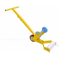 JH-Mech Applicateur de ruban adhésif pour peintres avec poignées réglables en hauteur, axe réglable par vis et base de guidage équilibrée à quatre roues