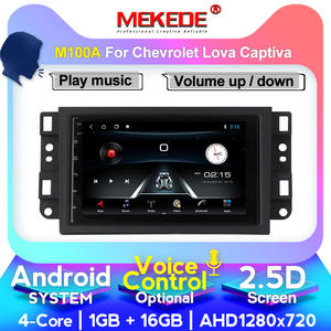 MEKEDE-M Controllo Vocale Android 9 4Core 1 + 16 Car Audio DVD Stereo Radio Video Player per <span class=keywords><strong>Chevrolet</strong></span> Lova captiva Gentra Aveo <span class=keywords><strong>Epica</strong></span> - Product Image 2