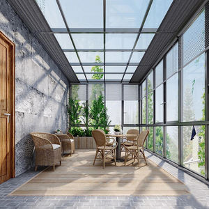 Véranda en alliage d'aluminium Yuantai avec toit en verre trempé, conception imperméable, serre 4 saisons, villas, maisons, résidences - Product Image 2