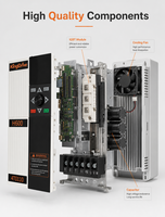 Variador de Frecuencia KingDrive Vector, 220V 380V Trifásico, 5.5-45kW, Variador de CA Industrial para Fresadora CNC, Certificado CE, Precio de Fábrica, OEM ODM