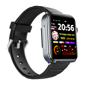 นาฬิกาอัจฉริยะเพื่อสุขภาพ F330 ECG หน้าจอสัมผัสทรงสี่เหลี่ยมขนาด 1.9 นิ้ว ตรวจสุขภาพแบบไมโครฟิสิคอล SOS วัดองค์ประกอบร่างกาย กันน้ำระดับ IP65 - Product Image 4