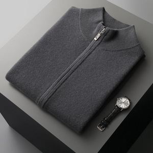 <span class=keywords><strong>Gilet</strong></span> da <span class=keywords><strong>uomo</strong></span> in <span class=keywords><strong>lana</strong></span> 100% per autunno inverno traspirante O collo con cerniera senza maniche in <span class=keywords><strong>lana</strong></span> spessa - Product Image 5