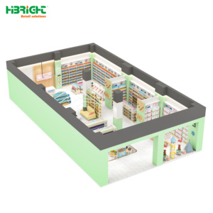 Gas Station Retail Package: Compact Shelving, Drinks Coolers, and Hand <b>Baskets</b> - Product Image 2