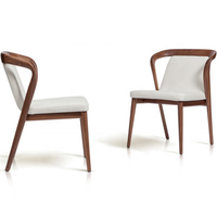 Chaise de salle à manger nordique en bois massif, chaise de négociation moderne et simple, fauteuil de loisirs