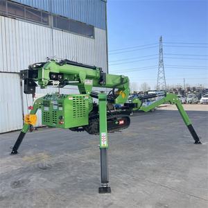 رافعة عنكبوتية محمولة تعمل بالديزل لرفع المباني بسعة 3 أطنان وارتفاع رفع 10 أمتار مع تحكم عن بعد - Product Image 5