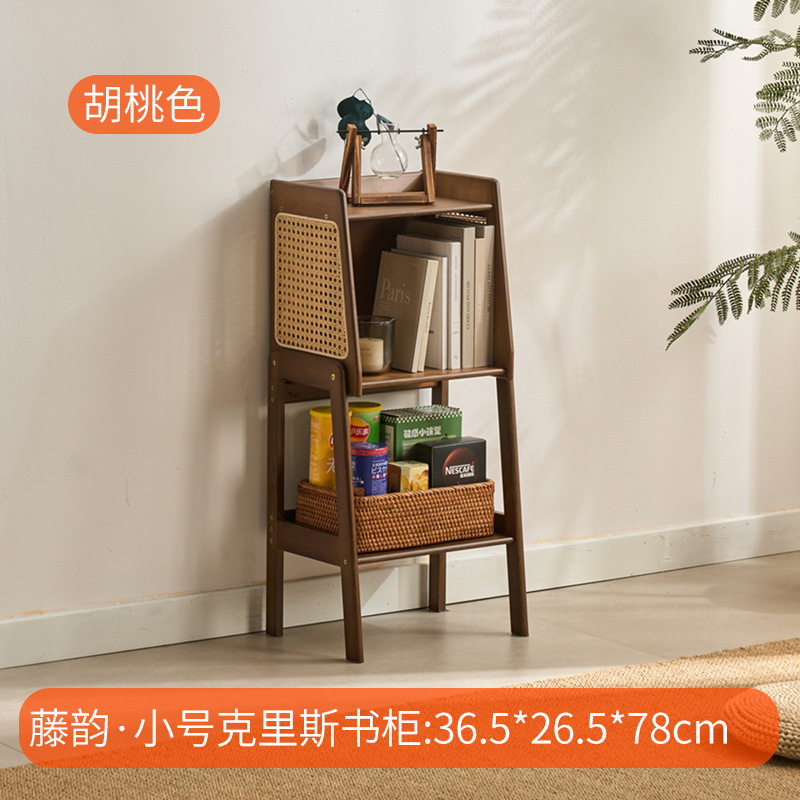 [Walnut Pink Small] Vine Rhyme Chris Bookshelf