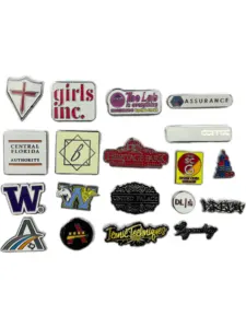 Custom Logo Pin Badges Fashionable Soft Hard Enamel Pins Metal Screen Printing Lapel Pins