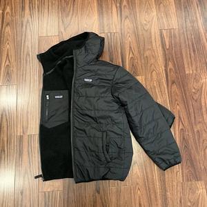 Chaqueta de Piel de Cordero de Alta Calidad Estilo Americano, Chaqueta Holgada de Forro Polar para Exteriores, Abrigo para Parejas, Hombre, Patrón 3D, Largo Regular - Product Image 1