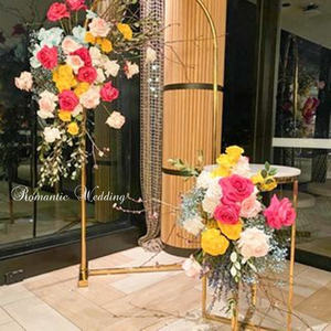 New Style Wedding <b>Arch</b> Gold Event Party Stage <b>Decoration</b> Backdrop Stainless Steel Wedding Metal <b>Arch</b> Frame Flower Backdrop Stand - Product Image 2