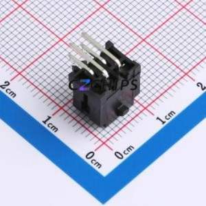 43045-4AWS-02 Wire-to-Board Pin Header Bent Lead Through Hole,P=3mm Connector 2x2P 3mm Right Angle Insert 4P - Product Image 2