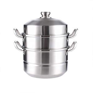Olla caliente de acero inoxidable, olla de cocina de <span class=keywords><strong>3</strong></span> capas, para restaurante y hogar, directa de fábrica - Product Image 1