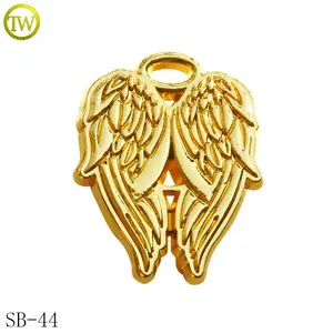 Zinc Belt Buckle Custom Gold Small Shoes Pin Buckles Zinc Alloy 2 Holes Buckle Wholesale Belt Buckles