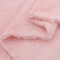 Tissu en polaire double face tricoté respirant, largeur 185 cm, 280 g/m², doux, réversible, moelleux, multicolore, pour vêtements de détente et pyjamas