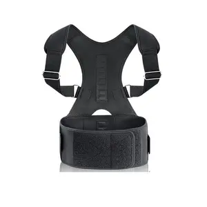 Banda de corrección de soporte para la parte superior de la espalda, Corrector de postura magnético, unisex