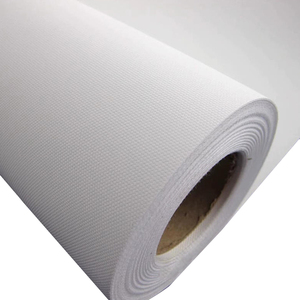 Rotolo di <span class=keywords><strong>Tela</strong></span> in Poliestere Bianco Puro, Impermeabile e Resistente all'Usura, 160gsm, <span class=keywords><strong>per</strong></span> Stampa Digitale e Decorazione d'Interni - Product Image 2