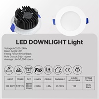 Spot LED australien 10W IP54 étanche 3CCT certifié SAA, projecteur dimmable pour hôtel, maison et commerce